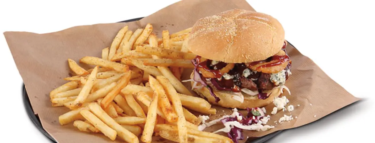 Bbq blue burger