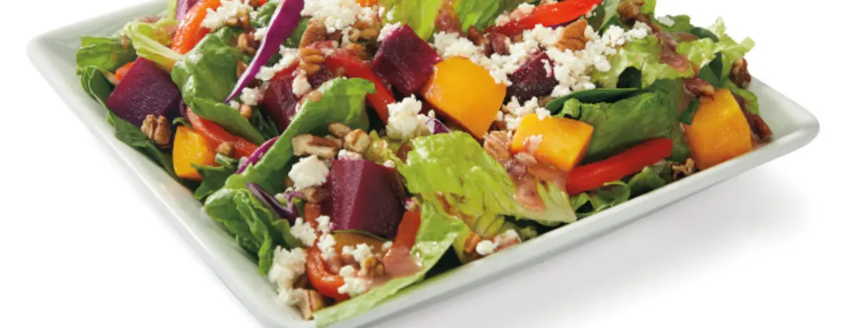 Peach and beet salad