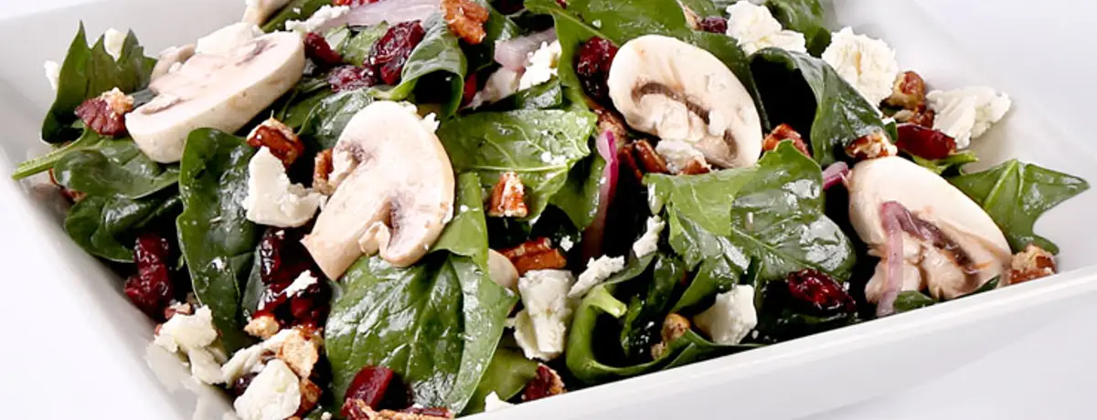 Spinach & cranberry