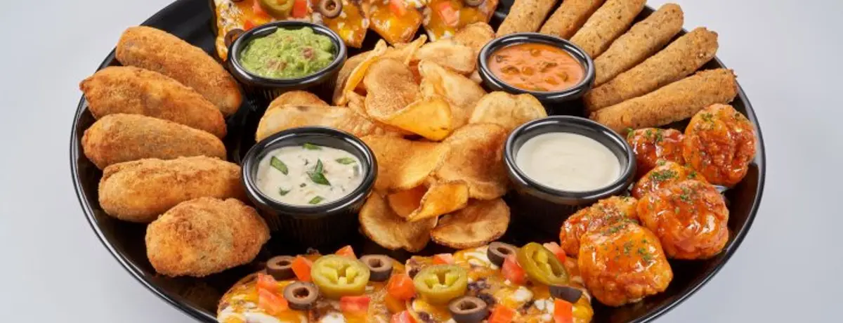 Team on fire platter