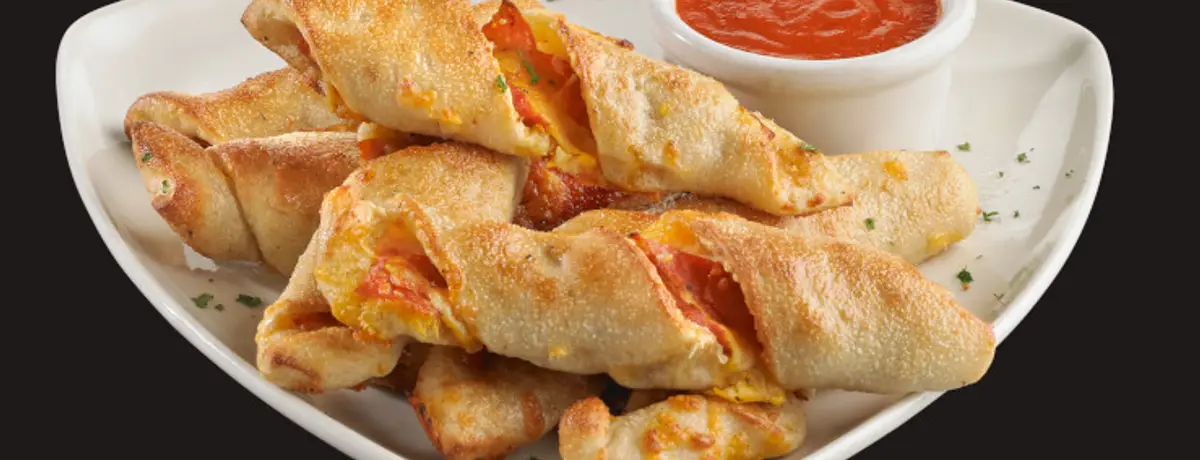 Twist bread with pepperoni
