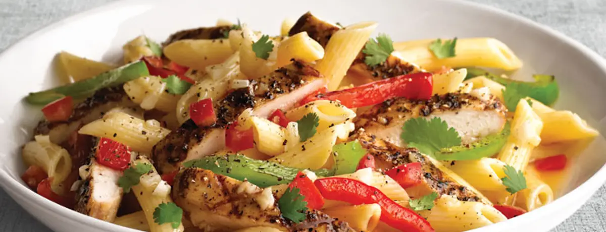 Veggie chicken pasta