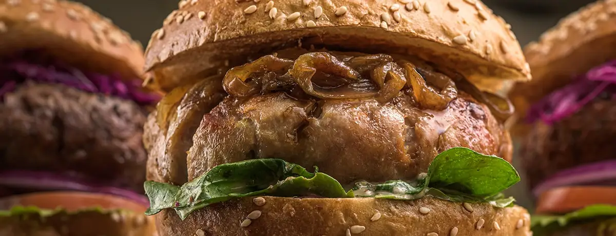 Wasabi tuna burger
