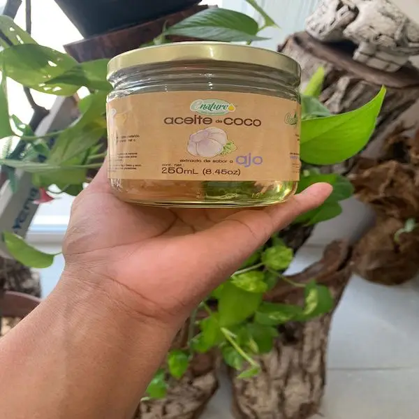 Coconut oil with garlic extract 250 ml